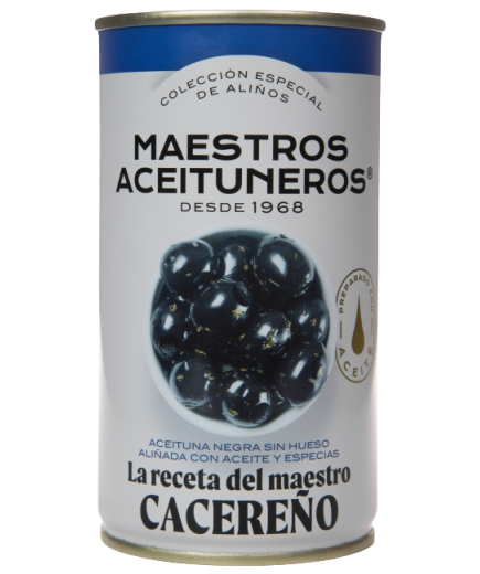 ACEITUNA M. ACEITUNEROS CACEREÑO NEGRA S/H L/370GR