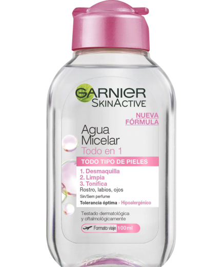 AGUA MICELAR GARNIER TODO EN 1 B/100 ML
