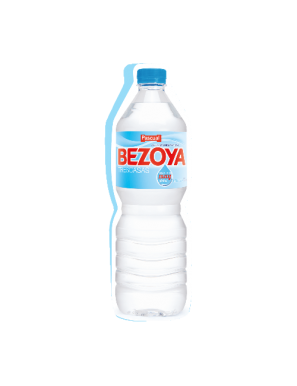 AGUA MINERAL BEZOYA  NATURAL BOTELLA PET 1.LITRO