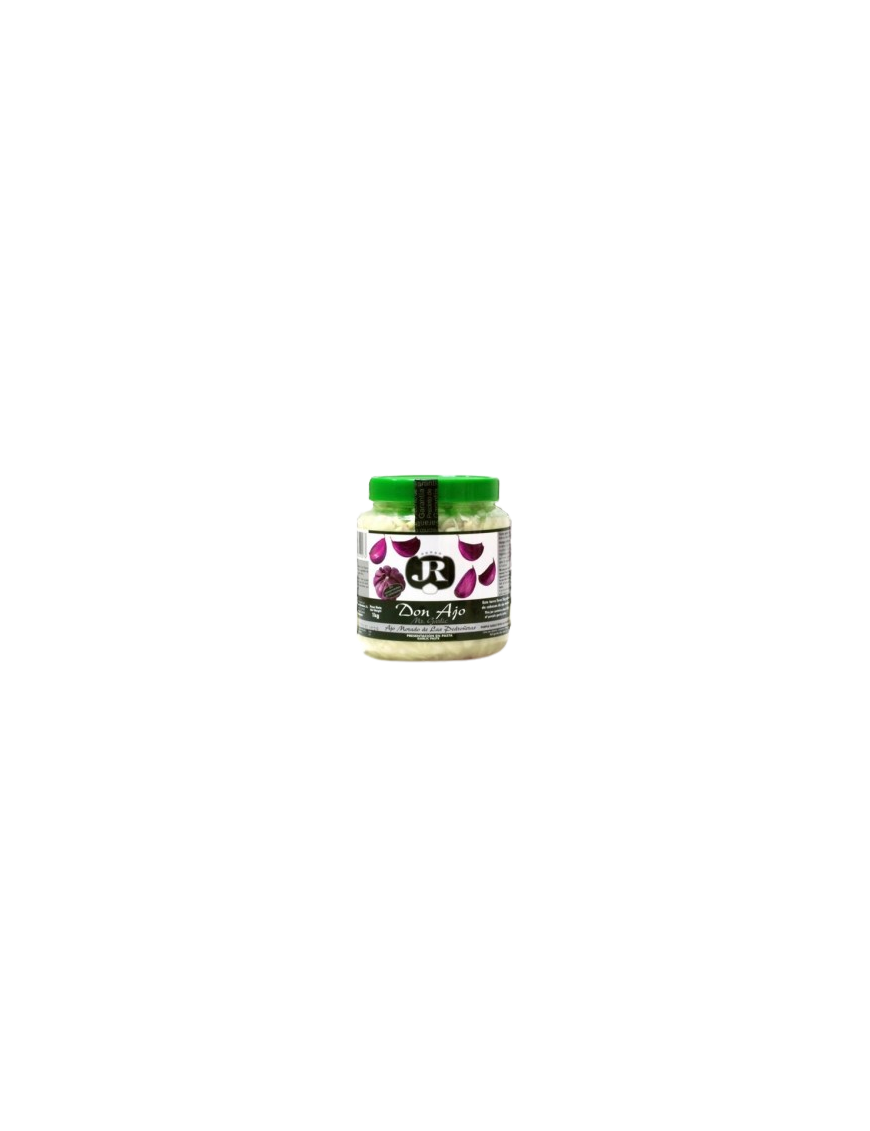 AJO MORADO EN DADOS DON AJO TARRO CRISTAL 150 GR.