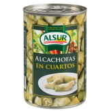 ALCACHOFA CUARTEADAS ALSUR LATA 390 GR