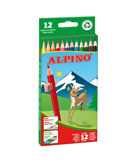 PP LAPIZ ALPINO COLORES PAQUETE 12 UD