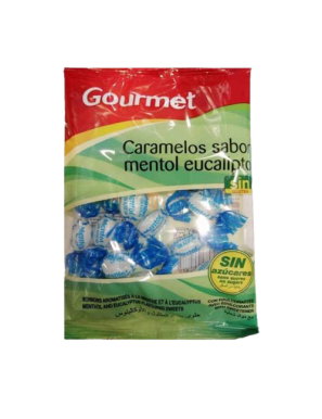 CARAMELOS GOURMET EUCALIPTO MENTOL S/AZ B/75G