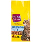 COMIDA GATO MIC&FRIENDS ESTERILIZADOS B/1,5 KG