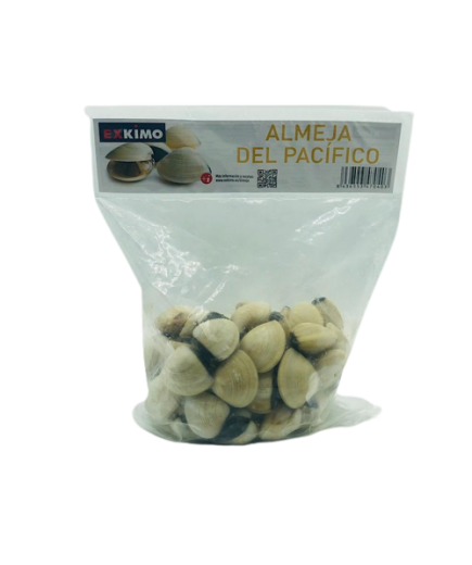 ALMEJA ENTERA BLANCA PACIFICO 60/80 EXKIMO B/ 1 KG