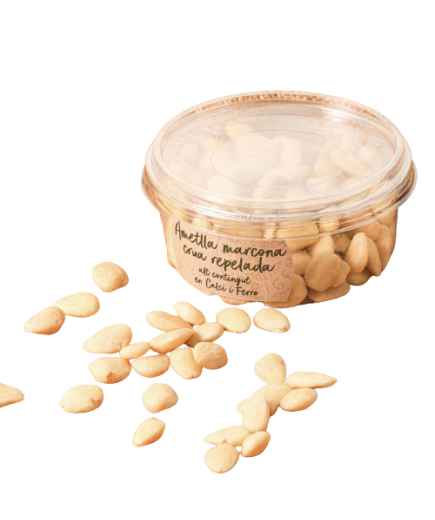 ALMENDRA CRUDA REPELADA MARCONA FLAPER TARR.250GR
