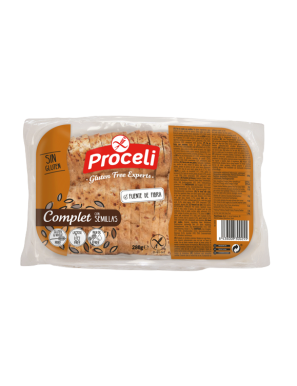 S/GLUTEN PROCELI PAN MOLDE CON SEMILLAS P/280G