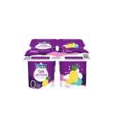 KAIKU YOGUR DESNATADO S/LACTOSA C/PIÑA PACK-4 UD