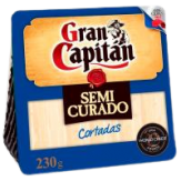 QUESO LACT.G.CAPITAN SEMI/CURD.CUÑA-CORT/230.GR.