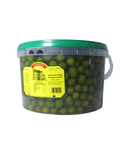 ACEITUNAS ALIÑADAS VERDE HURDES GF/4 KG