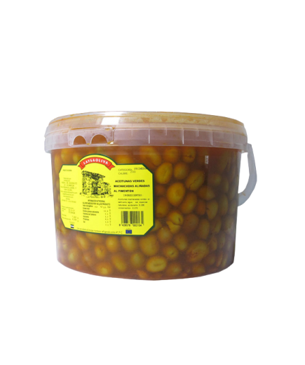 ACEITUNAS MACHACADAS PIMENTÓN HURDES GF/4 KG