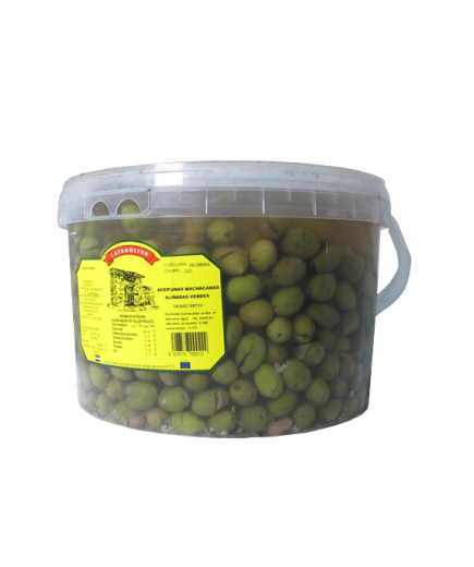 ACEITUNAS MACHACADAS VERDES HURDES GF/4 KG