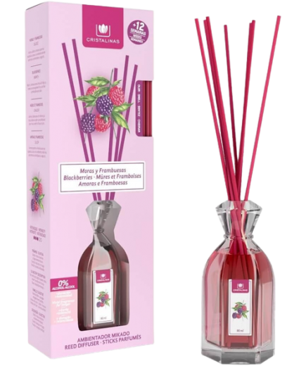 AMBIENTADOR MIKADO CRISTALINAS MORAS 90 ML