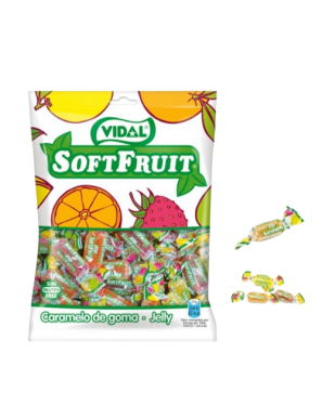 GOMINOLAS  VIDAL CARAMELO GOMA SOFT FRUIT B/1KG