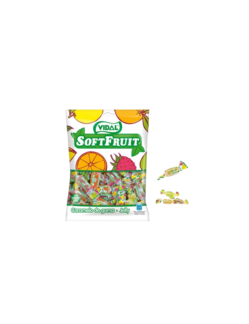 GOMINOLAS  VIDAL CARAMELO GOMA SOFT FRUIT B/1KG