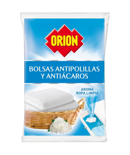 ANTIPOLILLAS ORION BOLSA ROPA LIMPIA B/20 UD