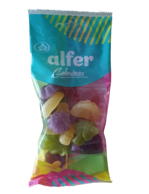 APERITIVOS ALFER GOMINOLA/TROPICANA B/130G.