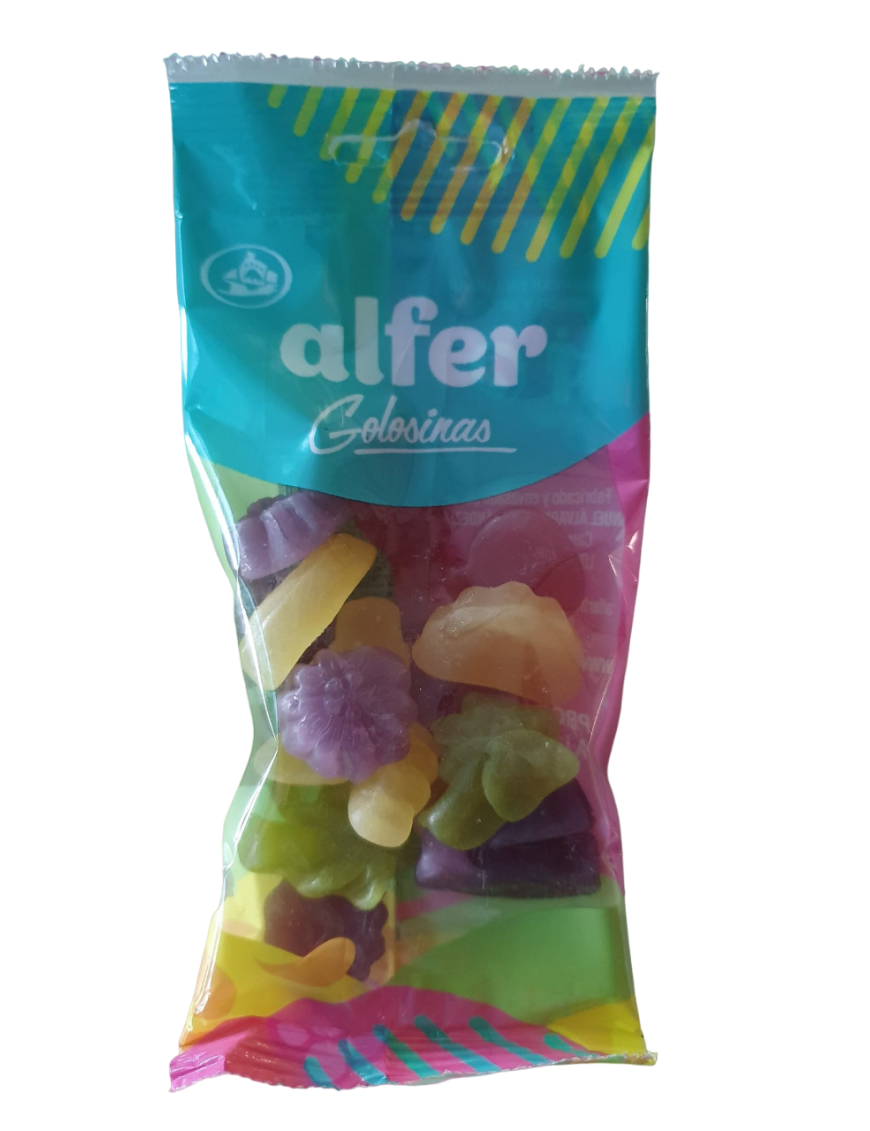 APERITIVOS ALFER GOMINOLA/TROPICANA B/130G.