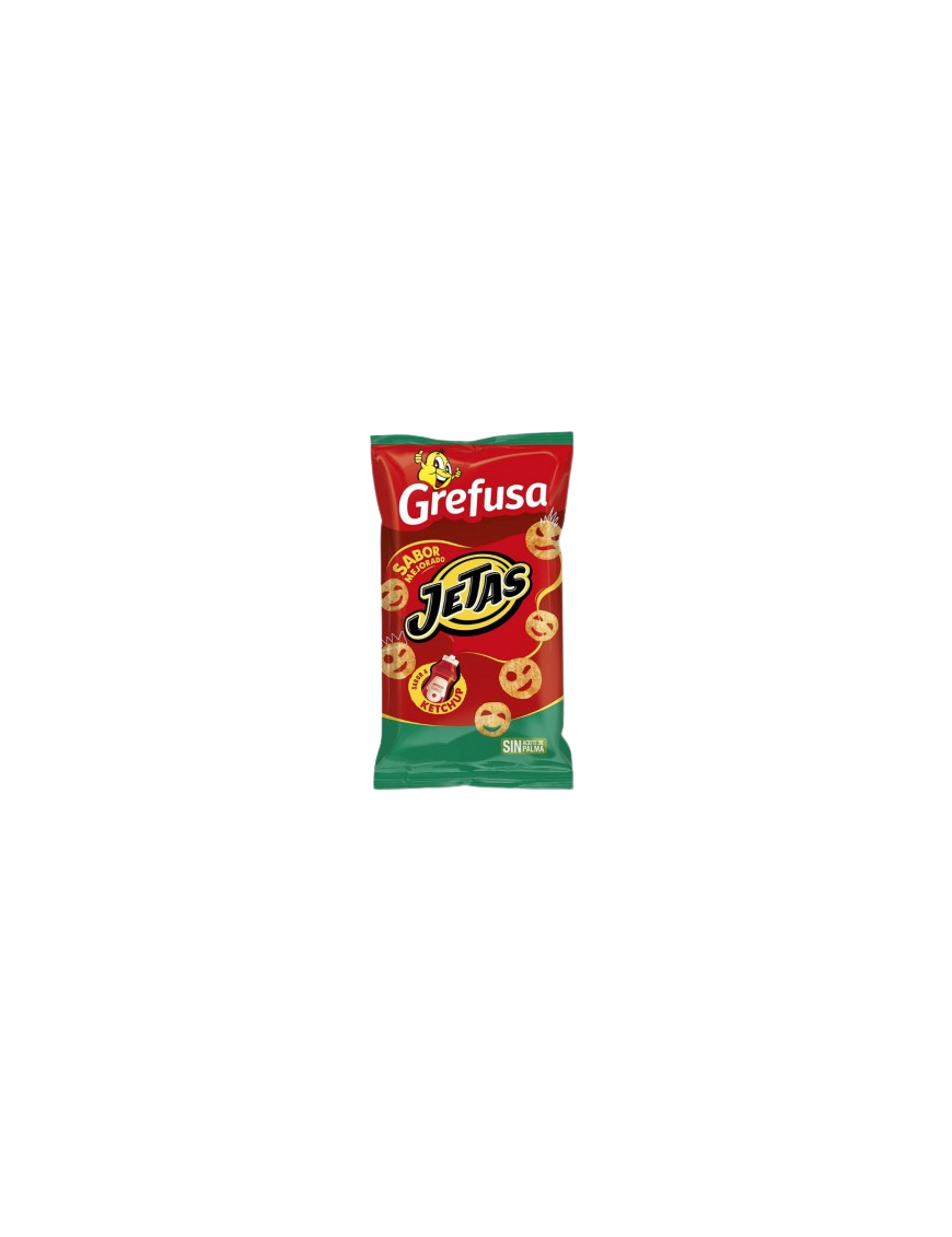 APERITIVOS GREFUSA JETAS C/KETCHUP B/70 GR 1,40€