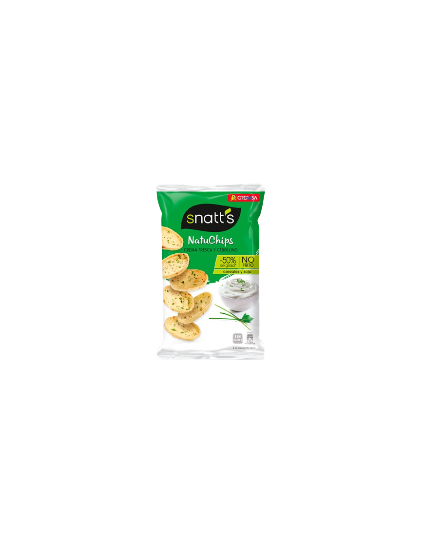 APERITIVOS NATUCHIPS SNATT´S SOUR CREAM  B/65 GR
