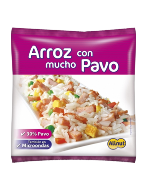 ARROZ CON PAVO ALINUT C/7120 BOLSA 240.GR.