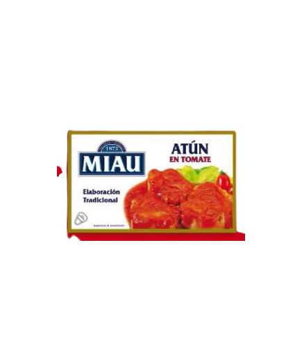 ATUN MIAU C/TOMATE L/110 GR