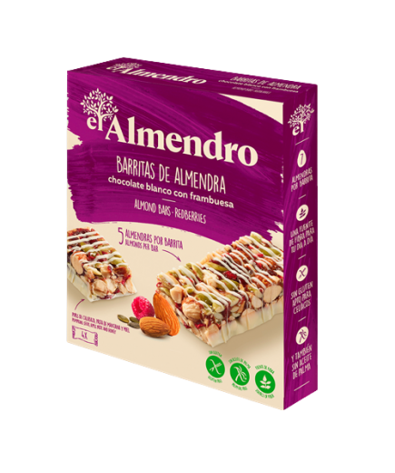 CEREALES BARRITA EL ALMENDRO FRUTOS ROJOS P/4 UD