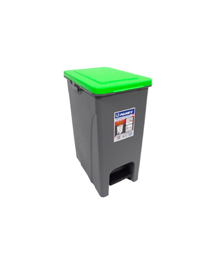 CUBO BASURA C/PEDAL 30 L PAMEX UD