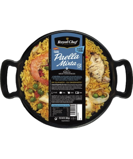 PAELLA MIXTA ROYAL CHEF BANDEJA 350 GR