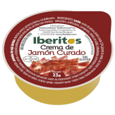 PATE CREMA IBERITOS JAMON CURADO PORC 23GR C/45U