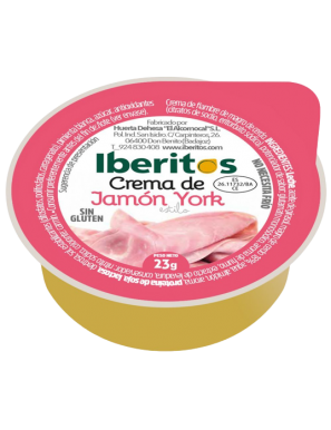 PATE CREMA IBERITOS YORK  PORC 23GR C/45 UD 
