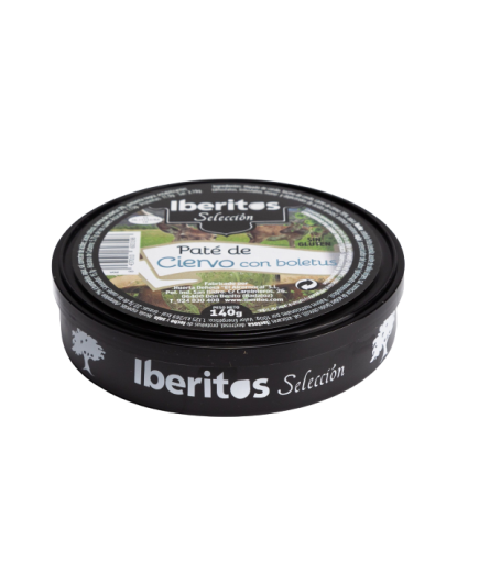 PATE IBERITOS CIERVO C/BOLETUS   L/140GR