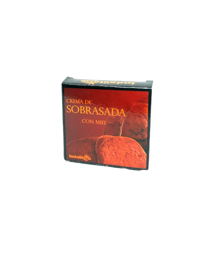 PATE INDALITOS CREMA DE SOBRASADA C/MIEL L/70 GR