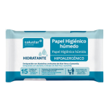 PAPEL HIGIENICO HUMEDO SALUSTAR P/15 UD