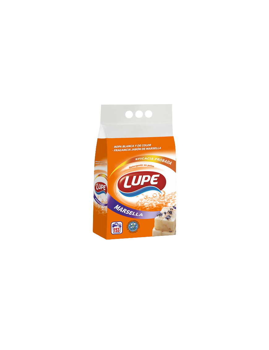 DETERGENTE  LUPE SACO MARSELLA 170 DOSIS 10 KG.