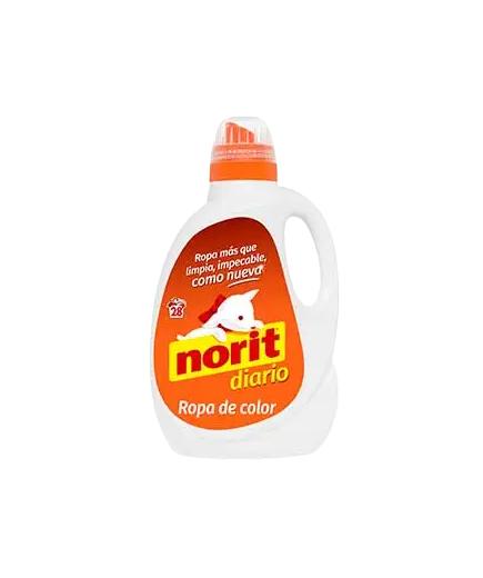 DETERGENTE NORIT LIQ. COLORES 28 LAV.B/1500 ML