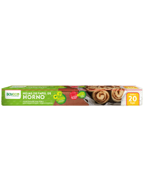 PAPEL HORNO BAYECO COCINA 20 HOJAS 30X40CM