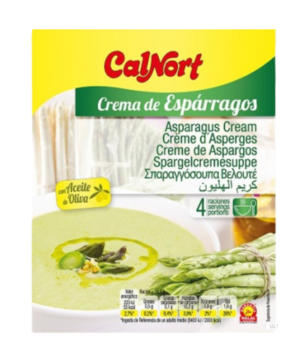 CREMA  ESPARRAGOS CALNORT SOBRE 66GR