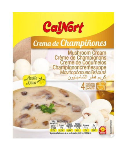 CREMA CHAMPIÑONES CALNORT SOBRE 66GR