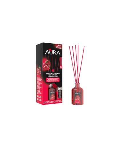 AMBIENTADOR MIKADO AURA FRUTAS DE LA PASION 50 ML.