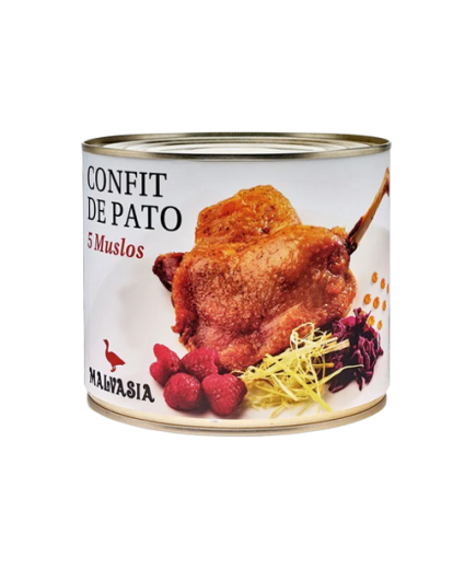 CONFIT MUSLO PATO MALVASIA LATA 5 UD