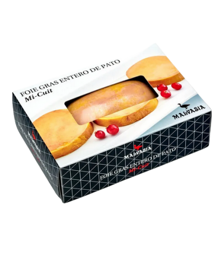 FOIE MALVASIA ENTERO MI-CUIT SEMICDO ESTCH/250 GR