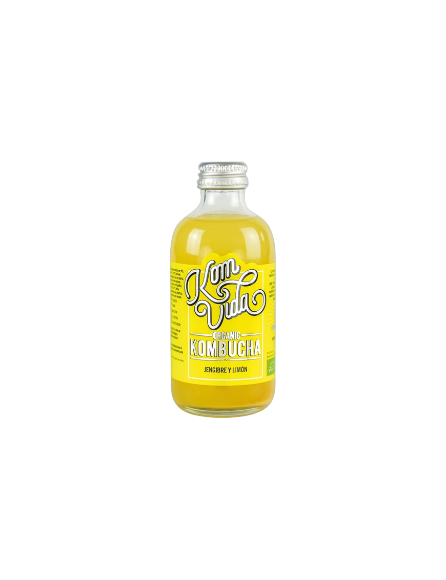 REFRESCO KOMBUCHA JENGIBRE Y LIMÓN ECO B/250ML