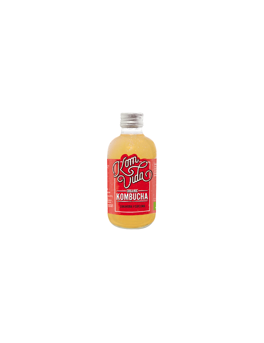 REFRESCO KOMBUCHA ZANAHORIA Y CÚRCUMA ECO B/250ML