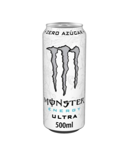 BEBIDA ENERG.MONSTER ZERO BLANCO ULTRA-L 500.ML.