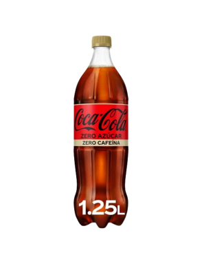 COCA-COLA PET 1.25 LITRO ZERO-ZERO .UD.