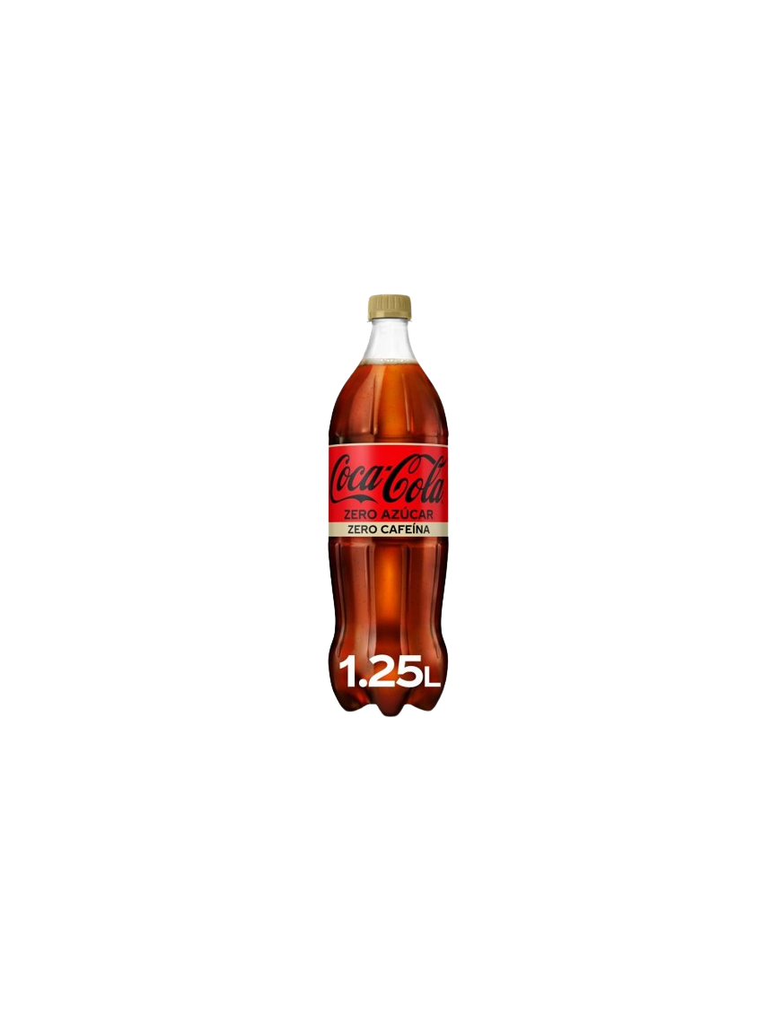 COCA-COLA PET 1.25 LITRO ZERO-ZERO .UD.