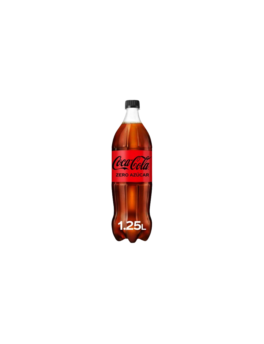 COCA-COLA PET 1.25 LITRO ZERO/AZUCAR