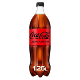 COCA-COLA PET 1.25 LITRO ZERO/AZUCAR