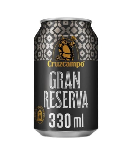 CERVEZA CRUZCAMPO GRAN RESERVA LATA-33.CL.